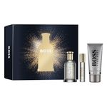 Kit-Perfume-Hugo-Boss-Bottled-Eau-de-Parfum-Masculino-100ml---Miniatura-10ml---Gel-De-Banho-100ml