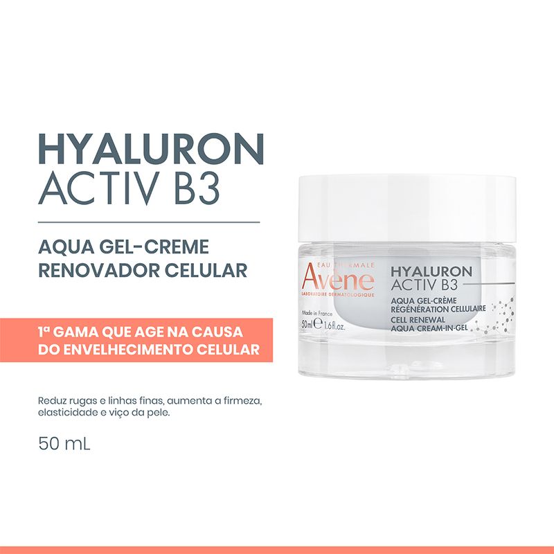 Gel-Creme-Facial-Renovador-Celular-Anti-Idade-Avene-Hyaluron-Activ-B3-Aqua-50ml