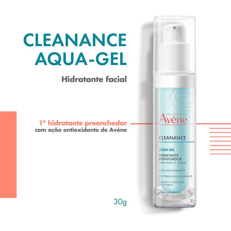 Gel-Hidratante-Facial-Avene-Eau-Thermale-Cleanance-Aqua-30g