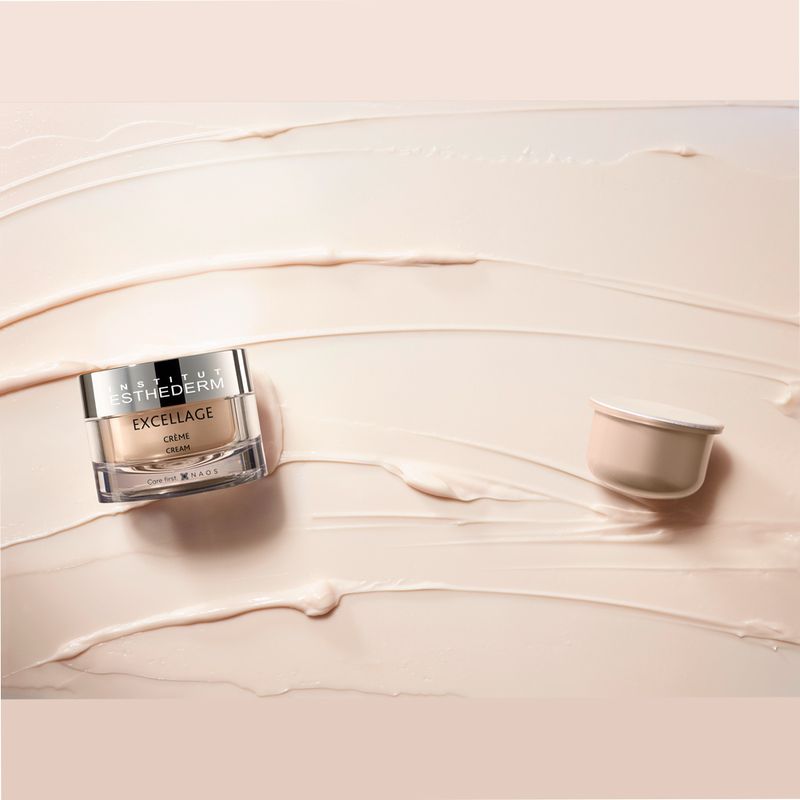 Kit-Creme-Anti-idade-Facial-Esthederm-Excellage-50-ml--Refil-50-ml