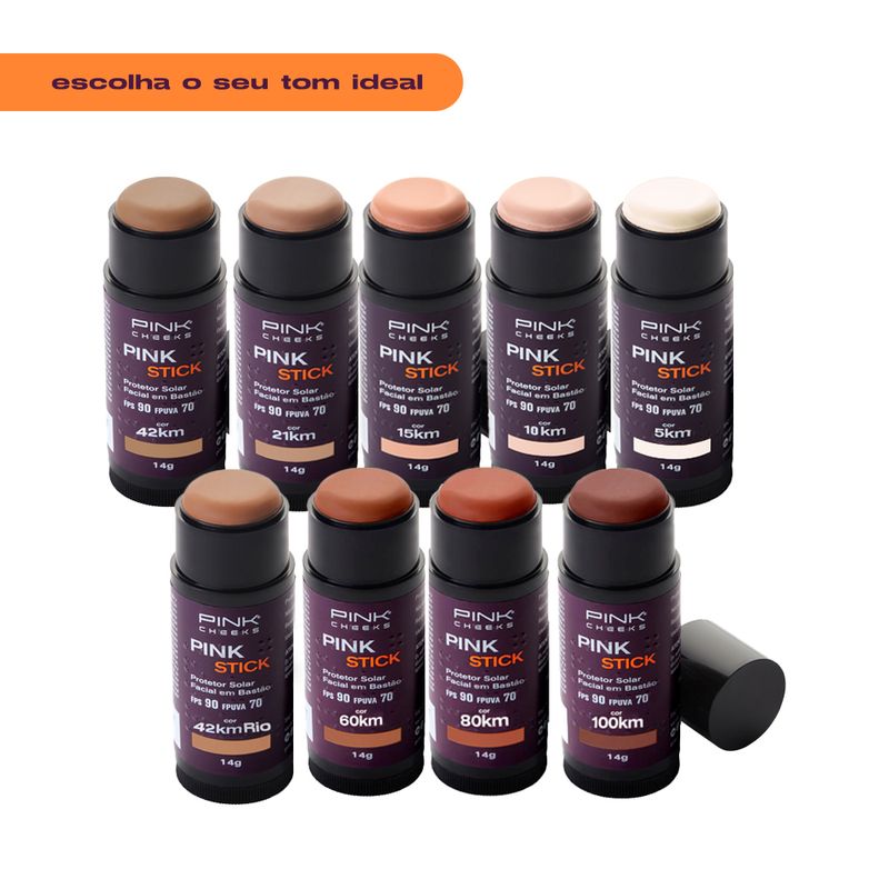 Protetor-Solar-Facial-com-Cor-Pink-Cheeks-Pink-Stick-FPS-90-FPUVA-70-21Km-14-g