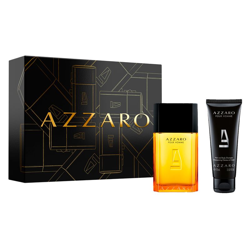 Kit-Perfume-Azarro-Wanted-Masculino-Eau-de-Toilette-100ml---Shampoo-75ml---Miniatura-10ml