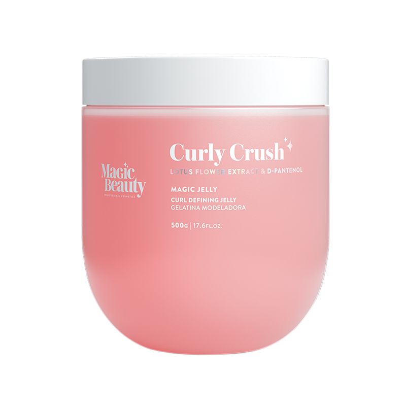 Kit-Magic-Beauty-Curly-Crush---Shampoo-1000ml---Condicionador-1000ml--Creme-Para-Pentear-E-Ativador-500ml---Gelatina-Modeladora-Magic-Jelly-500g