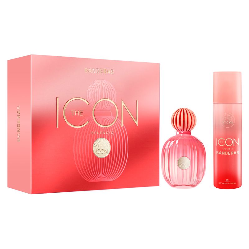 Kit-Perfume-Banderas-The-Icon-Splendid-Eau-de-Parfum-Feminino-100-ml---Desodorante-150-ml