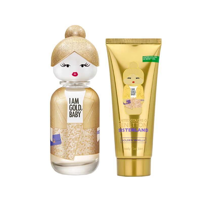 Kit-Perfume-Benetton-United-Colors-Sisterland-Golden-Vanilla-Eau-de-Parfum-Feminino-80-ml---Creme-Corporal-75-ml