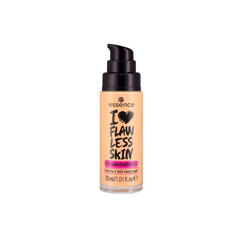 Base-Liquida-Matte-Essence-I-Love-Flawless-Skin-FPS-20-60-Medium-Porcelain-30-ml