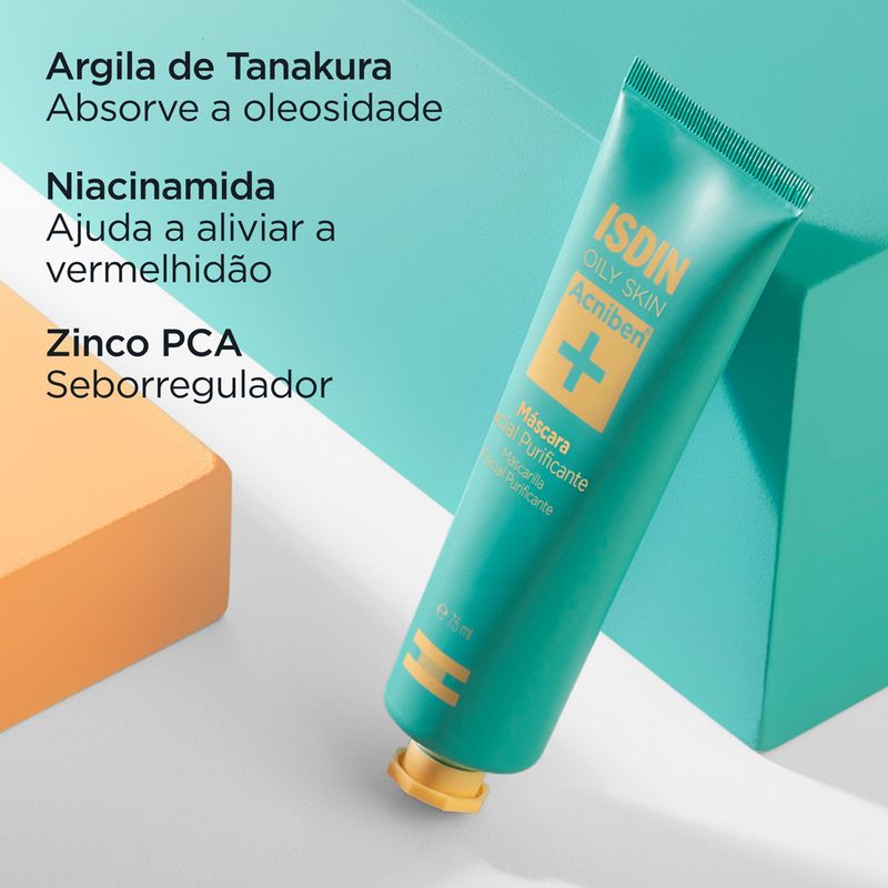 Isdin-Oily-Skin-Acniben--Mascara-Facial-Purificante-75ml