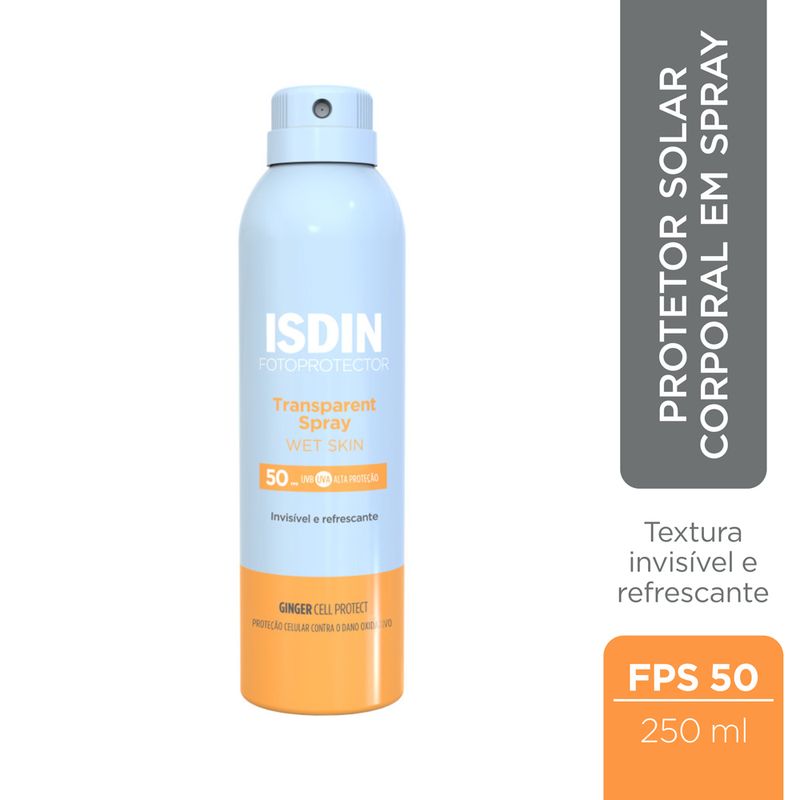 Isdin-Fotoprotector-Wet-Skin-Protetor-Solar-Corporal-em-Spray-Fps50-250ml