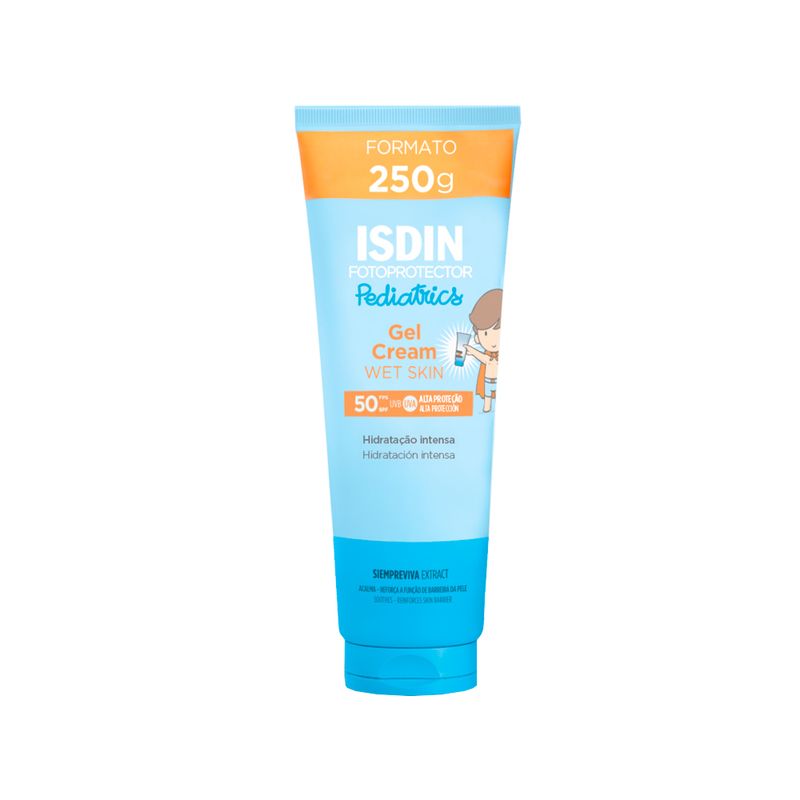 Isdin-Pediatrics-Protetor-Solar-Corporal-em-Gel-Infantil-Fps50-250g