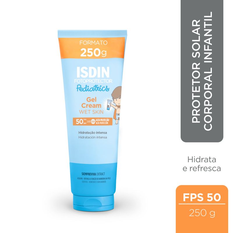 Isdin-Pediatrics-Protetor-Solar-Corporal-em-Gel-Infantil-Fps50-250g
