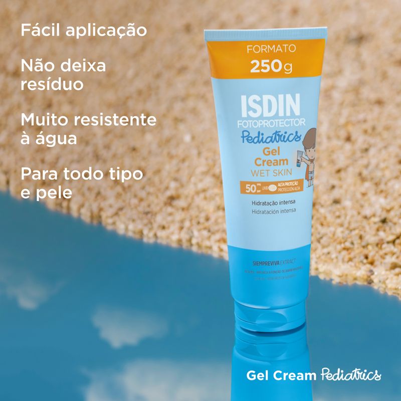 Isdin-Pediatrics-Protetor-Solar-Corporal-em-Gel-Infantil-Fps50-250g