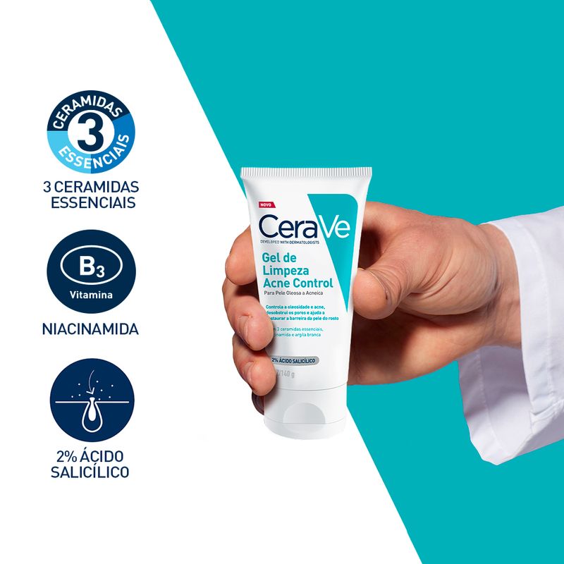 Gel-Facial-de-Limpeza-Cerave-Acne-Control-340-g