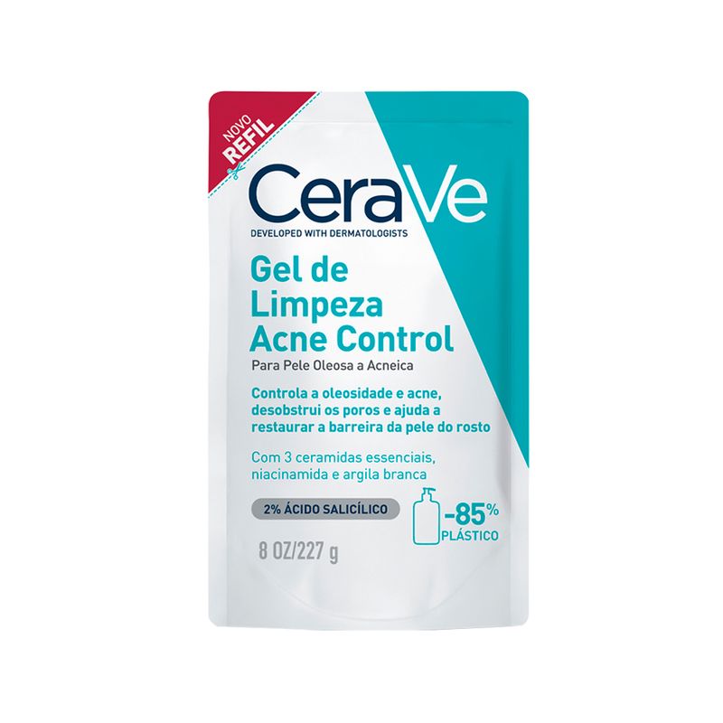 Gel-Facial-de-Limpeza-Cerave-Acne-Control-227-g-Refil