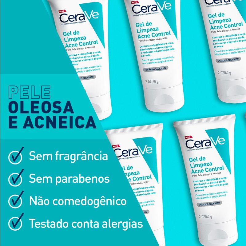 Gel-Facial-de-Limpeza-Cerave-Acne-Control-227-g-Refil