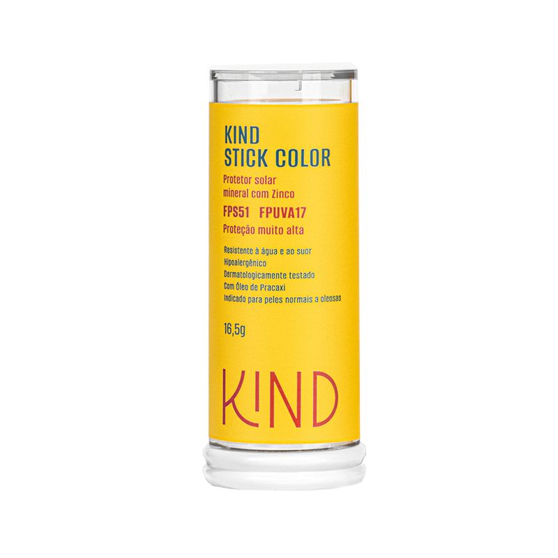 Protetor-Solar-Facial-Kind-Beauty-Stick-Color-K150-FPS-51-FPUVA-17-165-g