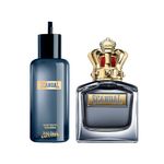 Kit-Perfume-Jean-Paul-Gaultier-Scandal-Pour-Homme-Masculino-Eau-de-Toilette-200-ml-Refil---Perfume-150-ml-Recarregavel