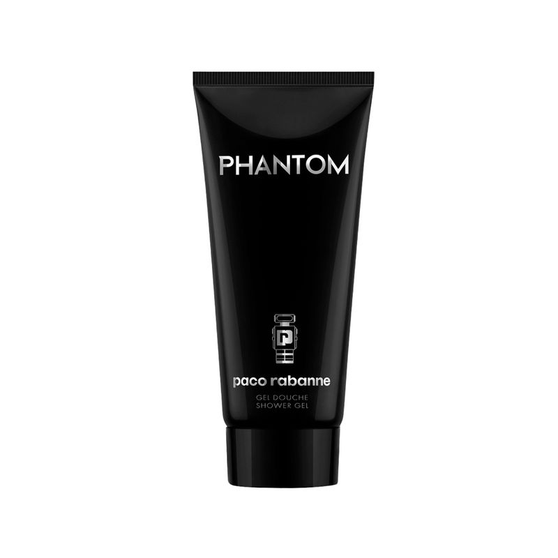Kit-Perfume-Paco-Rabanne-Phantom-Masculino-Eau-de-Toilette-100-ml-Refil---Gel-de-Banho-100-ml---Perfume-200-ml-Refil