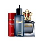 Kit-Perfume-Jean-Paul-Gaultier-Scandal-Pour-Homme-Masculino-Eau-de-Toilette-200-ml-Refil---Perfume-150-ml-Recarregavel---Desodorante-150-ml