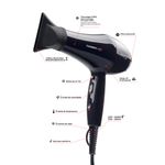 Secador-de-Cabelo-MQ-Profissional-Turbo-Black-Ion-2500W-com-2-Velocidades-Preto-220V
