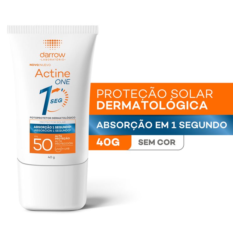Protetor-Solar-Facial-Darrow-Actine-One-FPS-50-sem-Cor-40-g