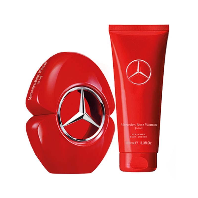 Perfume-Mercedes-Benz-Woman-In-Red-Coffret-Feminino-Eau-de-Parfum-60-ml---Locao-Corporal-100-ml