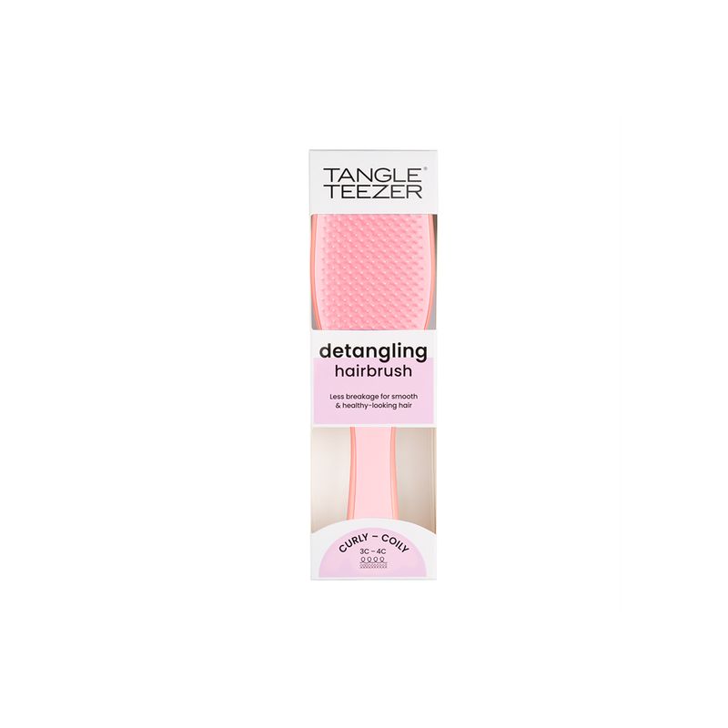 Escova-para-Desembaracar-Tangle-Teezer-Wet-Detangler-Naturally-Curly-Rosa-e-Laranja