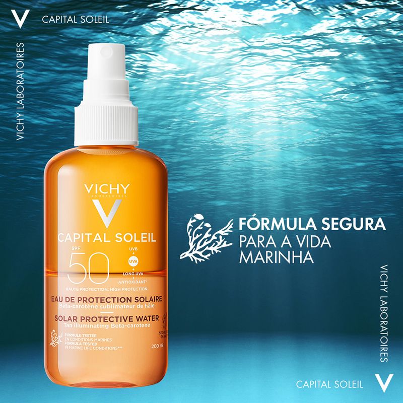 Agua-Solar-Protetora-Iluminadora-Corporal-Vichy-Capital-Soleil-FPS-50-200-ml