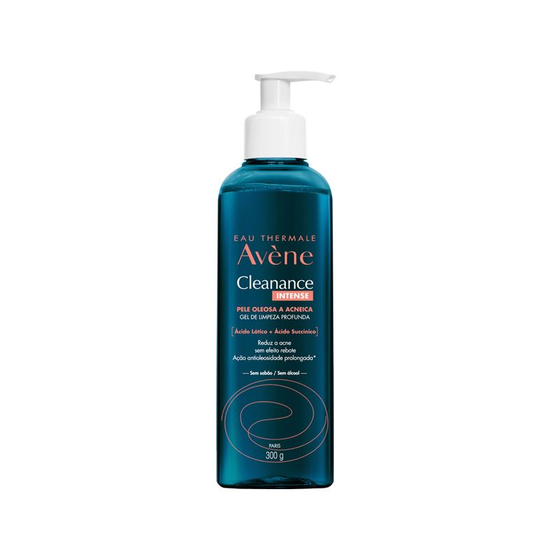 Kit-Avene-Facial-Cleanance-Eau-Thermale-Intense-Gel-de-Limpeza--Eau-Thermale-A.H.A-Serum-Esfoliante