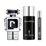 Kit-Perfume-Rabanne-Phantom-Eau-de-Toilette-Masculino-100-ml---Desodorante-150-ml---Miniatura-10-ml