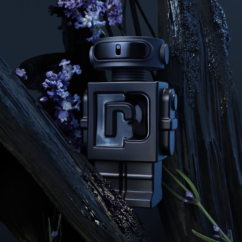 Kit-Perfume-Rabanne-Phantom-Parfum-Masculino-100-ml---Desodorante-150-ml---Miniatura-10-ml