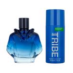 Kit-Perfume-Benetton-Kit-United-Colors-We-Are-Tribe-Eau-de-Toilette-Masculino-90-ml---Desodorante-150-ml