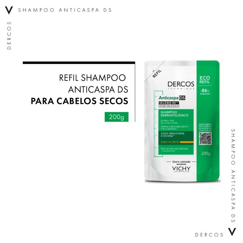 Shampoo-Vichy-Dercos-Anticaspa-Dry-Refil-200-g