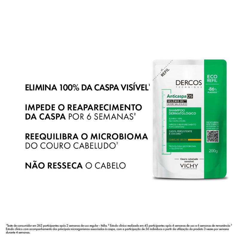 Shampoo-Vichy-Dercos-Anticaspa-Dry-Refil-200-g