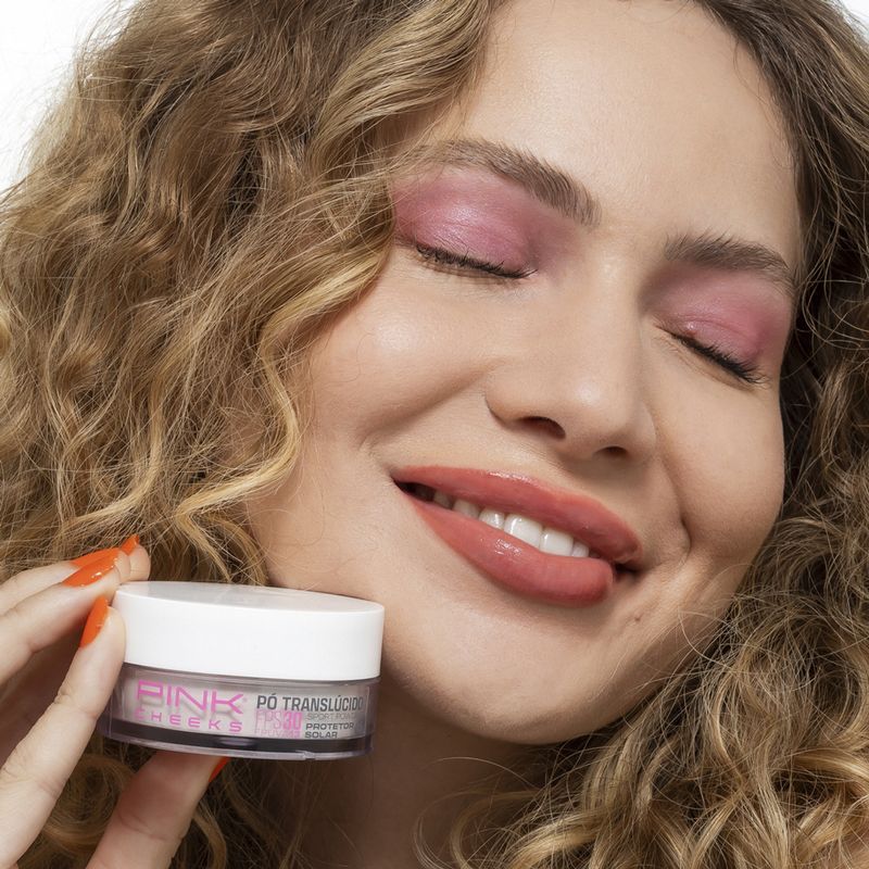 Po-Solto-com-Protetor-Solar-Matte-Pink-Cheeks-Sport-Powder-FPS-30-FPUVA-13-Translucido-5-g
