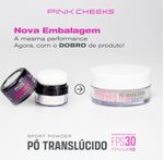 Po-Solto-com-Protetor-Solar-Matte-Pink-Cheeks-Sport-Powder-FPS-30-FPUVA-13-Translucido-5-g