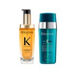 Kit-Kerastase---Oleo-Capilar-Elixir-Ultime-L-huile-Originale-75-ml---Serum-Resistance-Therapiste-30-ml