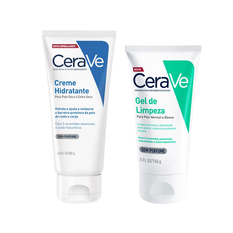 Kit-Cerave---Creme-Hidratante-Corporal-200-g---Gel-Facial-De-Limpeza-150-g