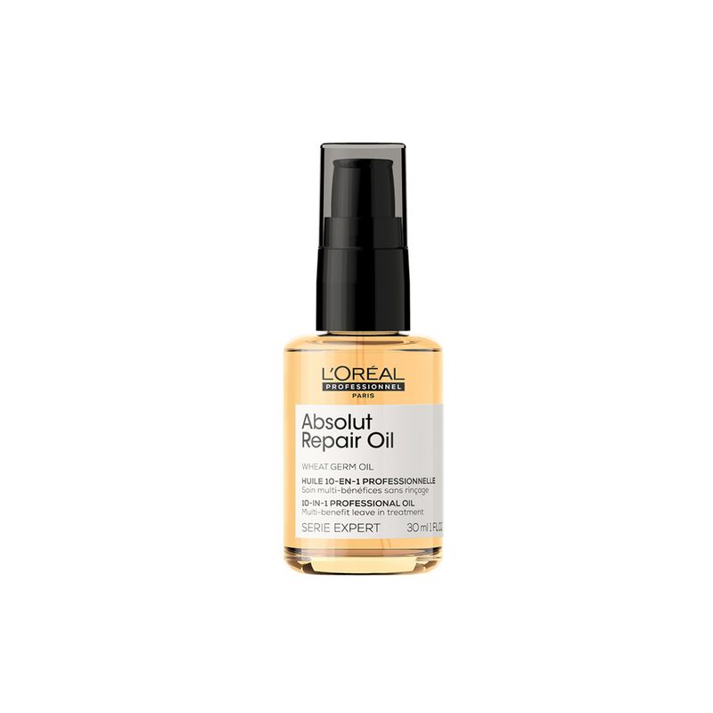 Kit-L-oreal-Professionnel-Serie-Expert-Absolut-Repair-Gold-Quinoa---Shampoo-300-ml---Mascara-De-Reparacao-250-G---Oleo-Capilar-30-ml
