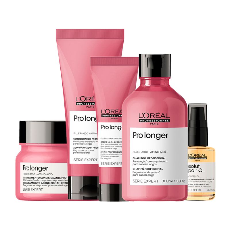 Kit-L-oreal-Professionnel-Serie-Expert-Pro-Longer---4-Produtos---Oleo-Capilar-Absolut-Repair-10-In-1-30-ml