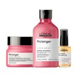 Kit-L-oreal-Professionnel-Serie-Expert-Pro-Longer---Shampoo-300-ml---Mascara-Capilar-250-g---Oleo-Capilar-Absolut-Repair-10-In-1-30-ml