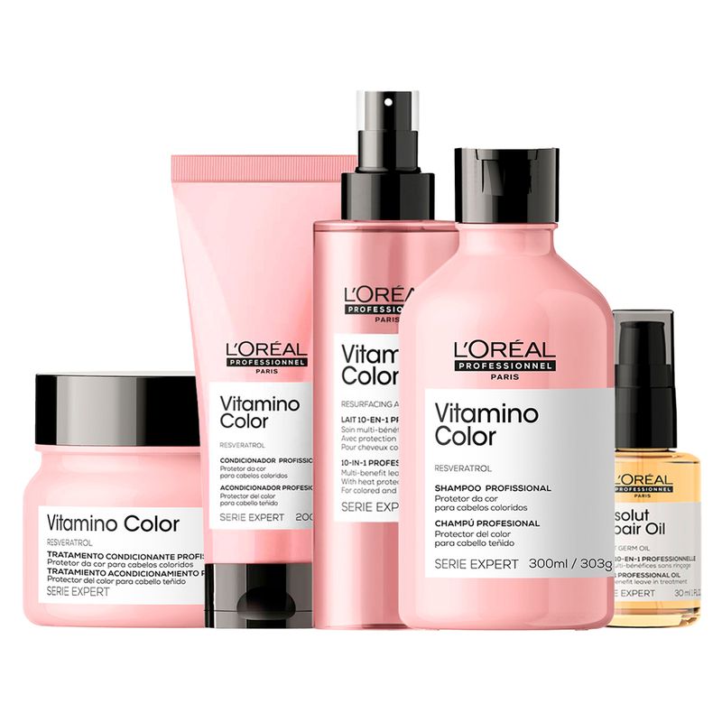 Kit-L-oreal-Professionnel-Serie-Expert-Vitamino-Color---4-Produtos---Oleo-Capilar-Absolut-Repair-10-In-1-30-ml