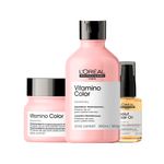 Kit-L-oreal-Professionnel-Serie-Expert-Vitamino-Color---Shampoo-300-ml---Mascara-Capilar-250-g----Oleo-Capilar-Absolut-Repair-10-In-1-30-ml
