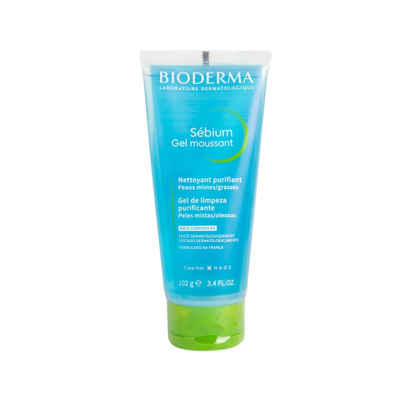 Gel-Facial-de-Limpeza-Purificante-Bioderma-Sebium-Moussant-102-g
