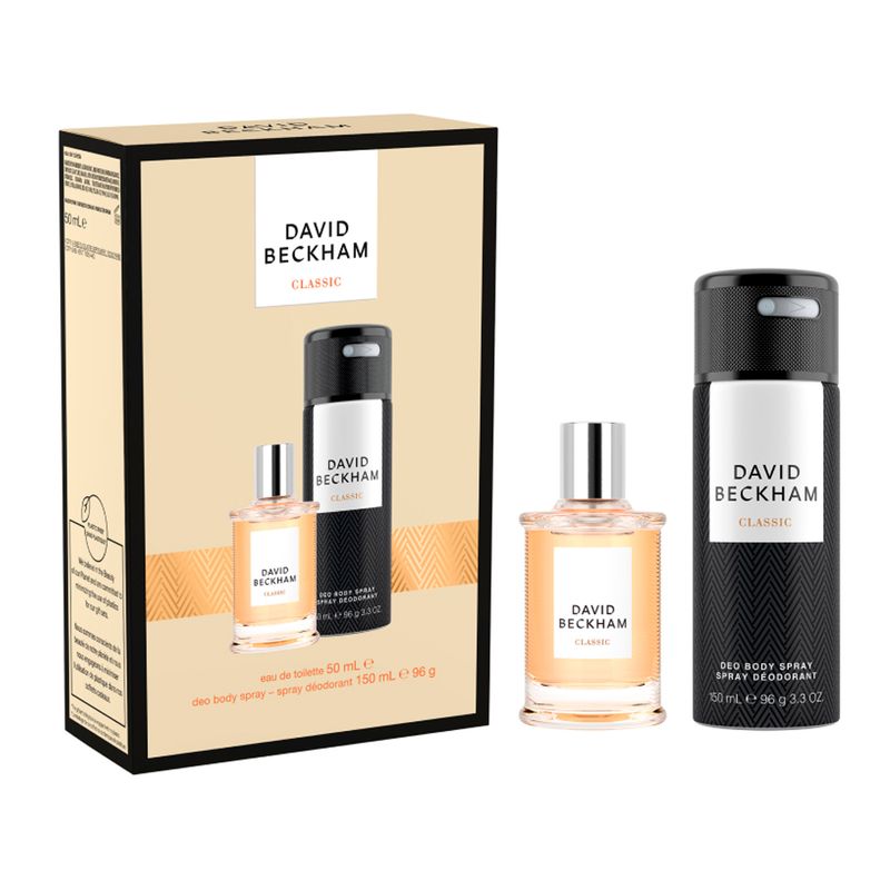 Kit-Perfume-David-Beckham-Classic-Eau-de-Parfum-Masculino-50-ml---Body-Spray-Classic-150-ml