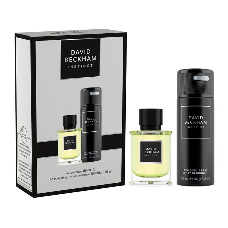 Kit-Perfume-David-Beckham-Instinct-Eau-de-Parfum-Masculino-50-ml---Instinct-Body-Spray-150-ml