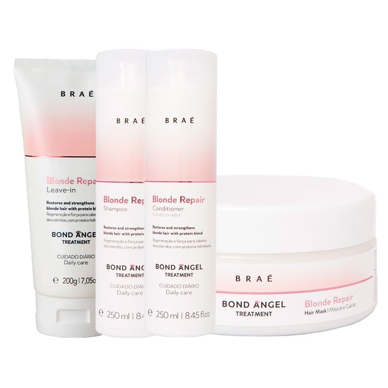 Kit-Brae-Blonde-Repair---Shampoo-250-ml---Condicionador-250-ml---Mascara-250-g---Leave-In-200-ml