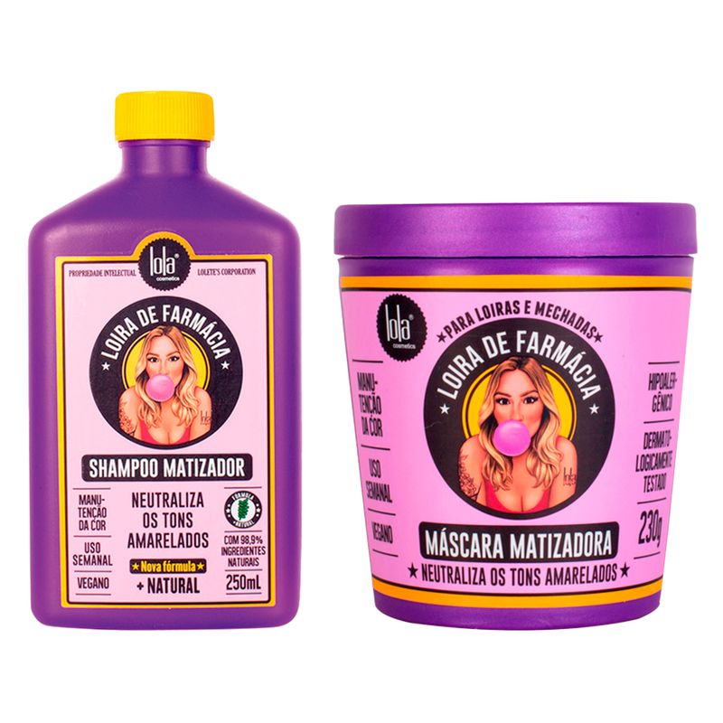 Kit-Lola-From-Rio-Loira-De-Farmacia---Shampoo-250-ml---Mascara-230-g