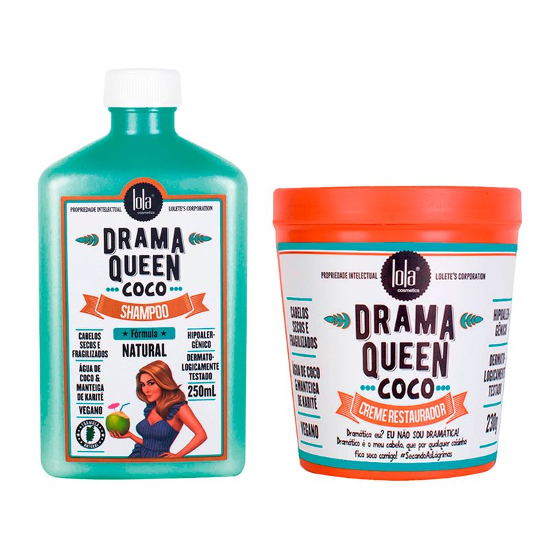 Kit-Lola-From-Rio-Drama-Queen-Coco---Shampoo-250-ml---Mascara-230-g