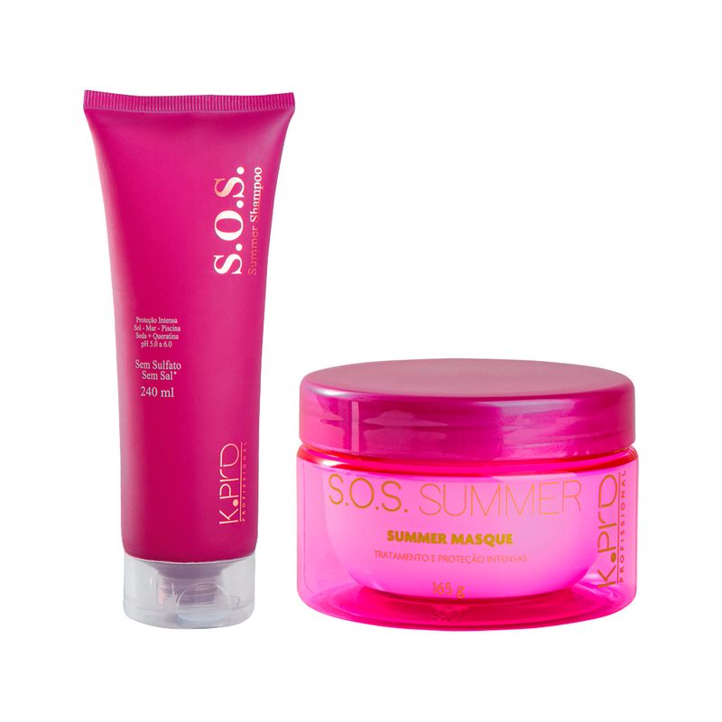 Kit-K-Pro-Profissional-S.O.S-Summer---Shampoo-240-ml---Mascara-165-g-