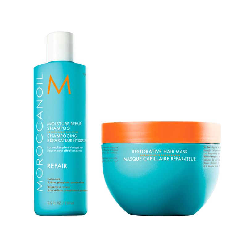 Kit-Moroccanoil-Moisture-Repair---Shampoo-250-ml---Mascara-250-g